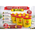 Medical Waste Bucket 5 Liter 10 Pieces Medical Waste Box with Lid Infected Waste Bucket