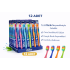 Difas Rainbow Medium Hard Toothbrush Medium 12PCS