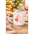 Porcelain Mug with Angel Golden Retriever Dog Design MODEL 55 – Cute Gift Mug with Heart, Special for Lovers