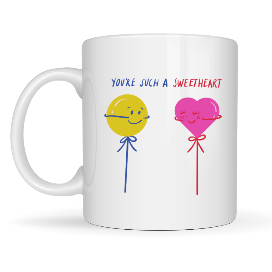 Model 21 – You re Such a Sweetheart Designed Porcelain Mug - Special Mug with a Sweet Message for Friends and Lovers Model 21 – You re Such a Sweetheart Designed Porcelain Mug - Special Mug with a Sweet Message for Friends and Lovers