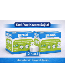 Z-Fold Dispenser Towel 2 Layers 20x22 cm 100% Cellulose 2 Boxes Advantage Package