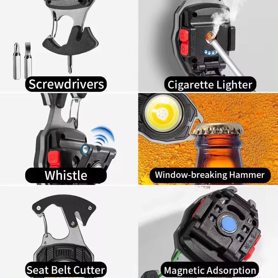 W-5147 Professional Multifunctional Camping Lantern with Keychain