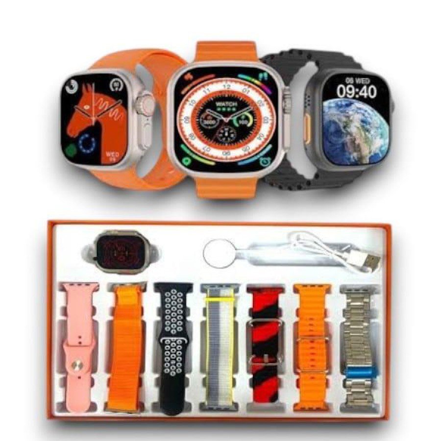 Watch 8 Ultra Smart Watch with 7 Bands