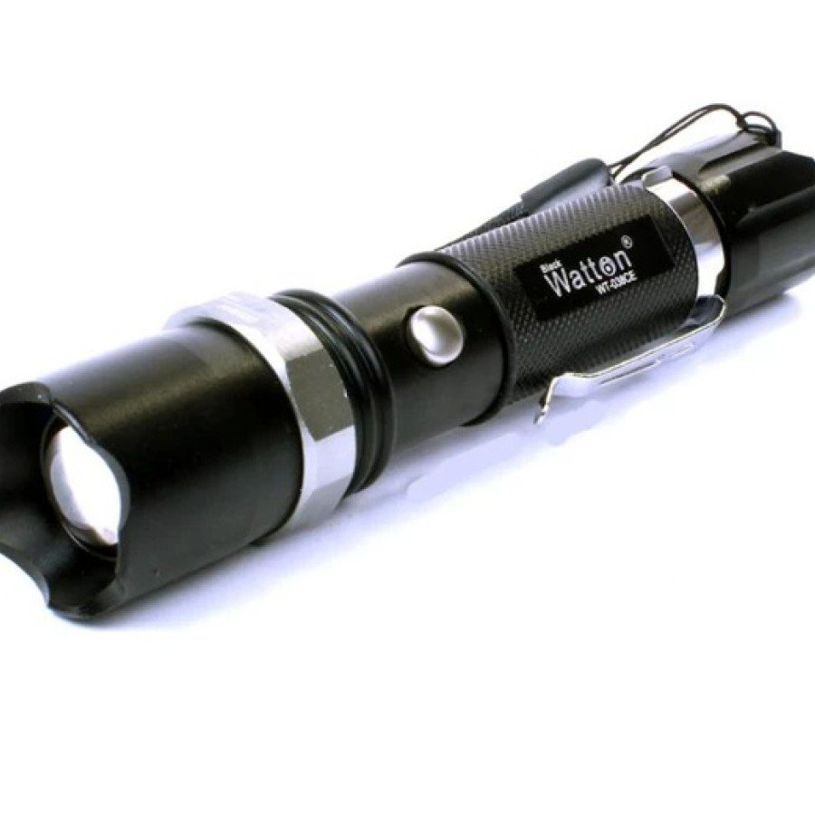 Watton / Wt-038 - Rechargeable Flashlight with Zoom