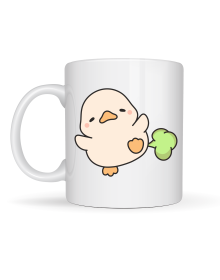 Cute Chick Designed Porcelain Mug MODEL 90 – Fun, Sweet and Joyful Coffee Cup
