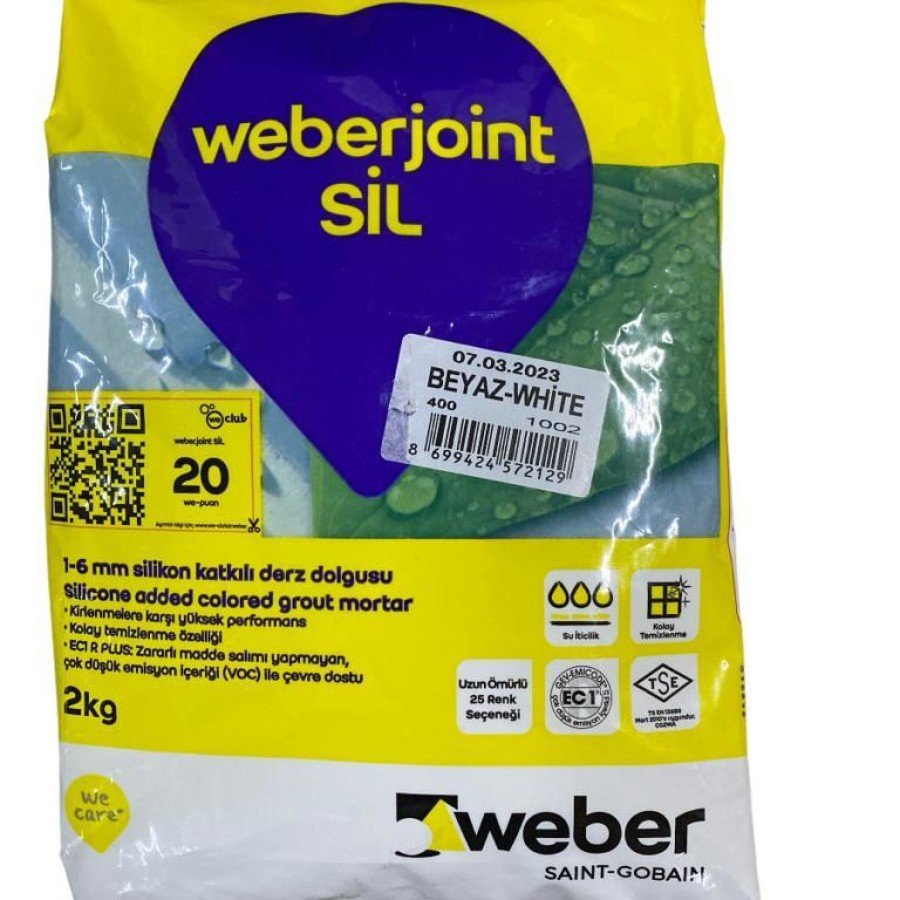 Weber Joint Sil 400 White Joint Filler 2 Kg Weber Joint Sil 400 White Joint Filler 2 Kg
