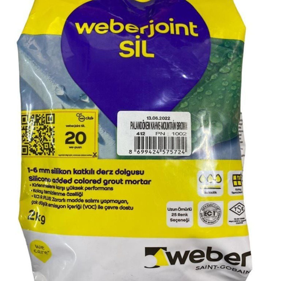 Weber Joint Sil 412 Palandöken Brown Joint Filler 2 Kg
