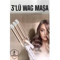 Wag Tongs Heat Adjustable Hair Curling Iron with Negative Ion Technology