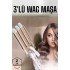 Wag Tongs Heat Adjustable Curling Iron with Negative Ion Technology
