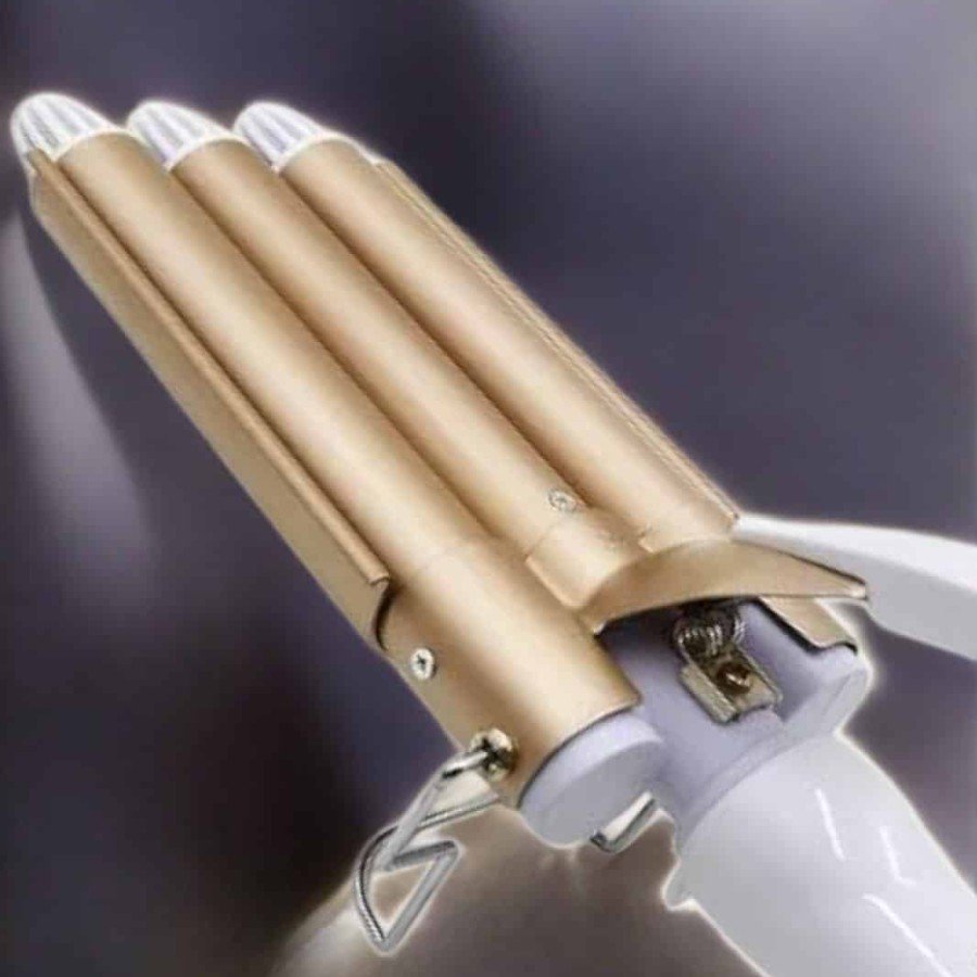 Wag Tongs Heat Adjustable Hair Curling Iron with Negative Ion Technology
