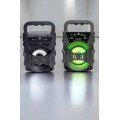 Portable Bluetooth Speaker with LED Light Long Battery Life