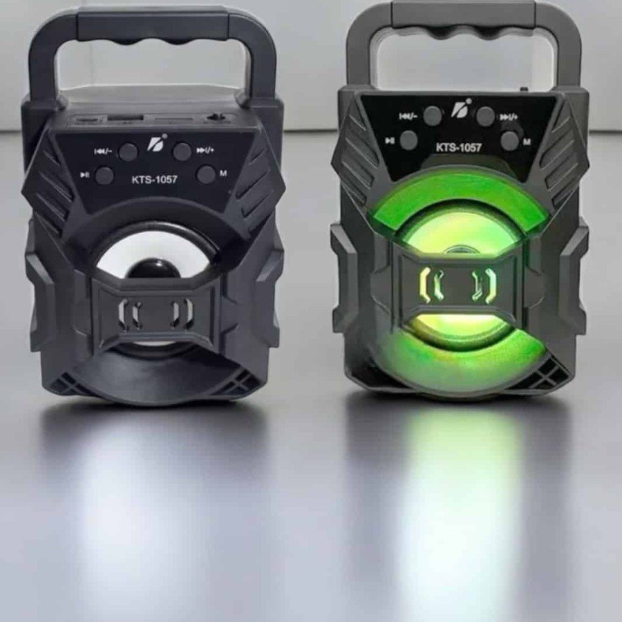 Portable Bluetooth Speaker with LED Light Long Battery Life