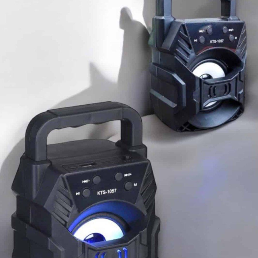 Portable Bluetooth Speaker with LED Light Long Battery Life