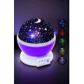 Projection Lamp with Blue and Purple Light