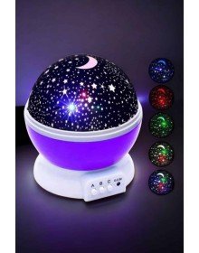 Projection Lamp with Blue and Purple Light