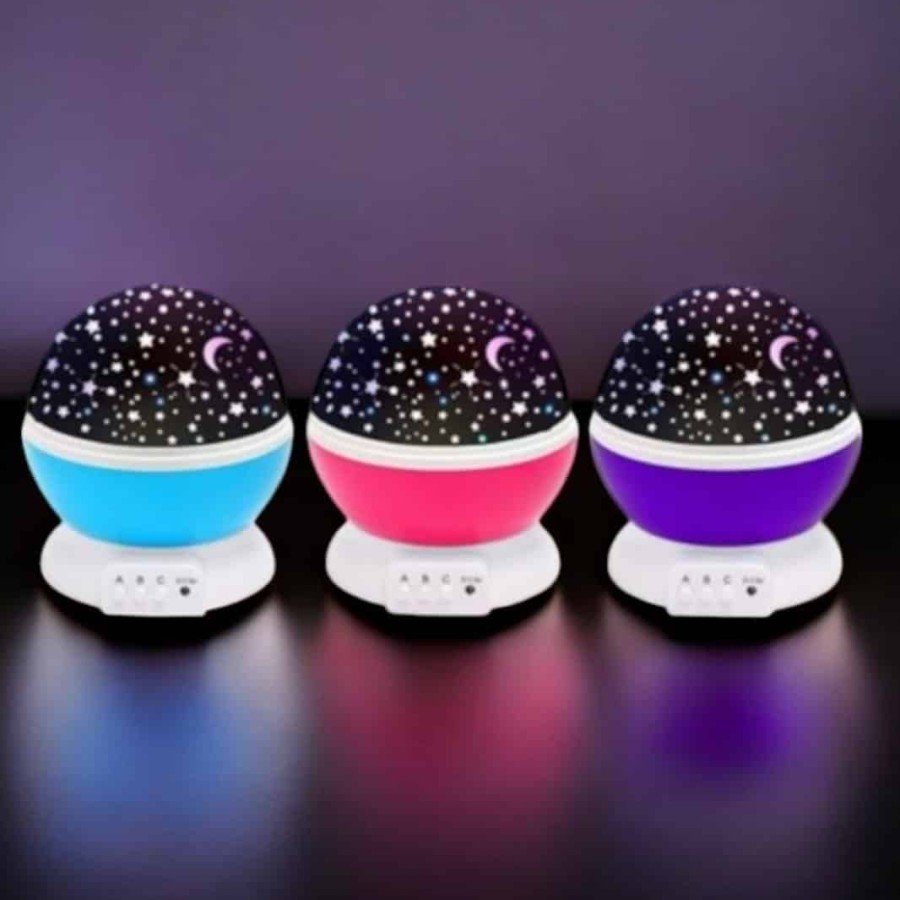 Projection Lamp with Blue and Purple Light