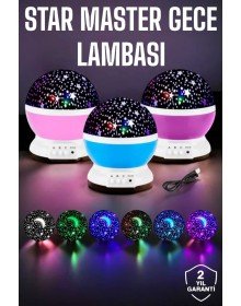 Projection Lamp with Blue and Purple Light