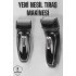 Rechargeable Stainless Steel Blade and Wireless Hair and Beard Shaver