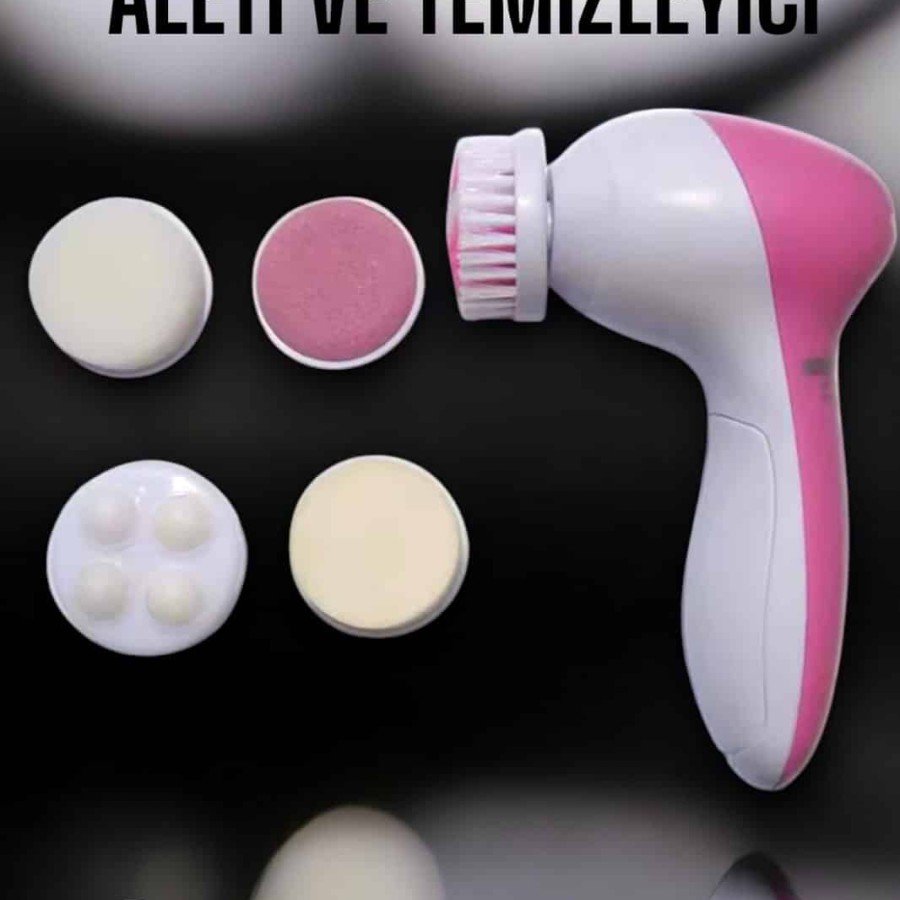 Deep Skin Care with 5-Function Wireless Facial Cleansing Device