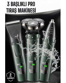 Professional Shaver with Ear and Nose Head