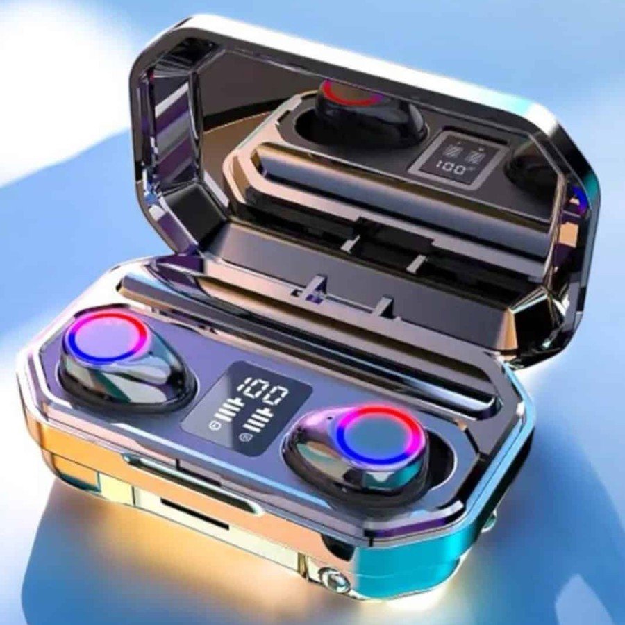 Wireless Bluetooth Headset with Digital Display Long Battery Life
