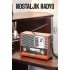 Wooden Look Retro Bluetooth Radio with USB, AUX and SD Card Input