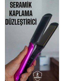 Ceramic Coated Heat Adjustable Anti-Fragment Hair Straightener