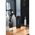 Wireless Bluetooth Aux Car Kit Black with Memory Card