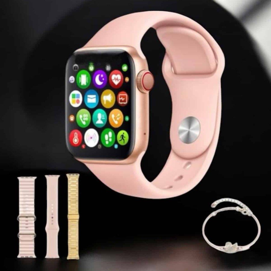 Smart Watch with a Bracelet That Can Track Sleep and Health for Women