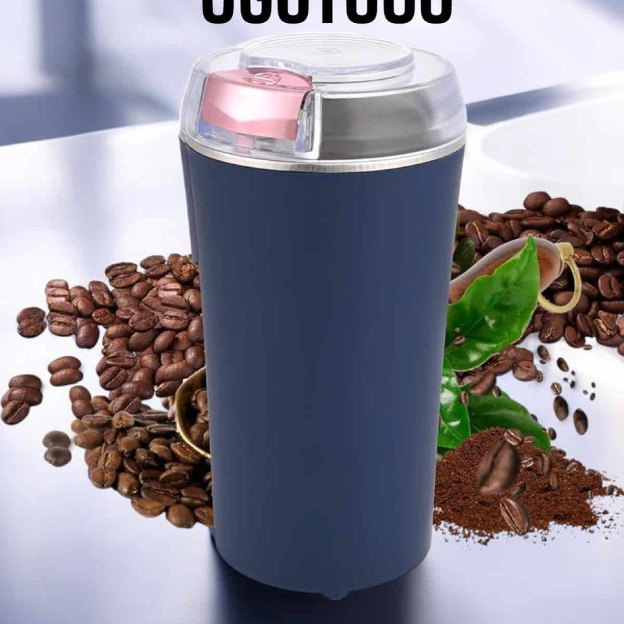 Portable Coffee & Spice Grinder, Easy to Clean and Long-Lasting Stainless Steel