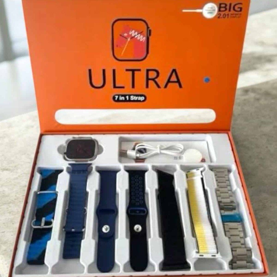 Smart Watch 7 Strands Notification-Seeable Metal Band GPS Feature