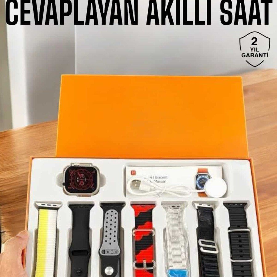 Smart Watch 7 Strands Notification-Seeable Metal Band GPS Feature