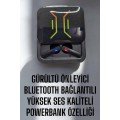 Wireless Bluetooth Headset with Powerbank Long Battery Life High Sound Quality