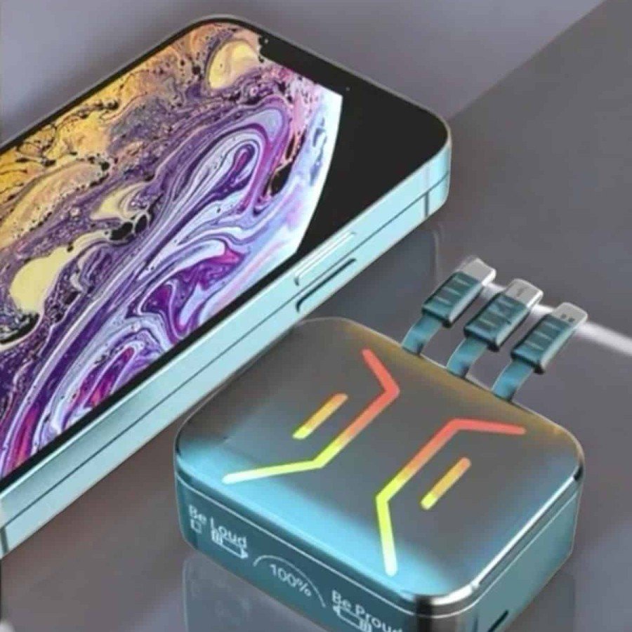 Wireless Bluetooth Headset with Powerbank Long Battery Life High Sound Quality