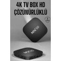 TV Box HD Resolution 4 Core 8 GB Internal Memory Android Compatible