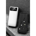 Powerbank 20.000 Mah LCD Screen USB Lightning Type-C Compatible iOS and Android