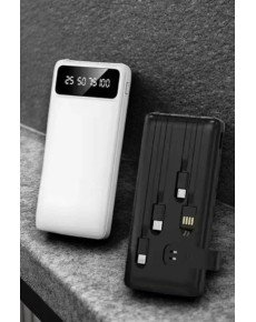 Powerbank 20.000 Mah LCD Screen USB Lightning Type-C Compatible iOS and Android