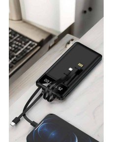 Powerbank 20.000 Mah LCD Screen USB Lightning Type-C Compatible iOS and Android