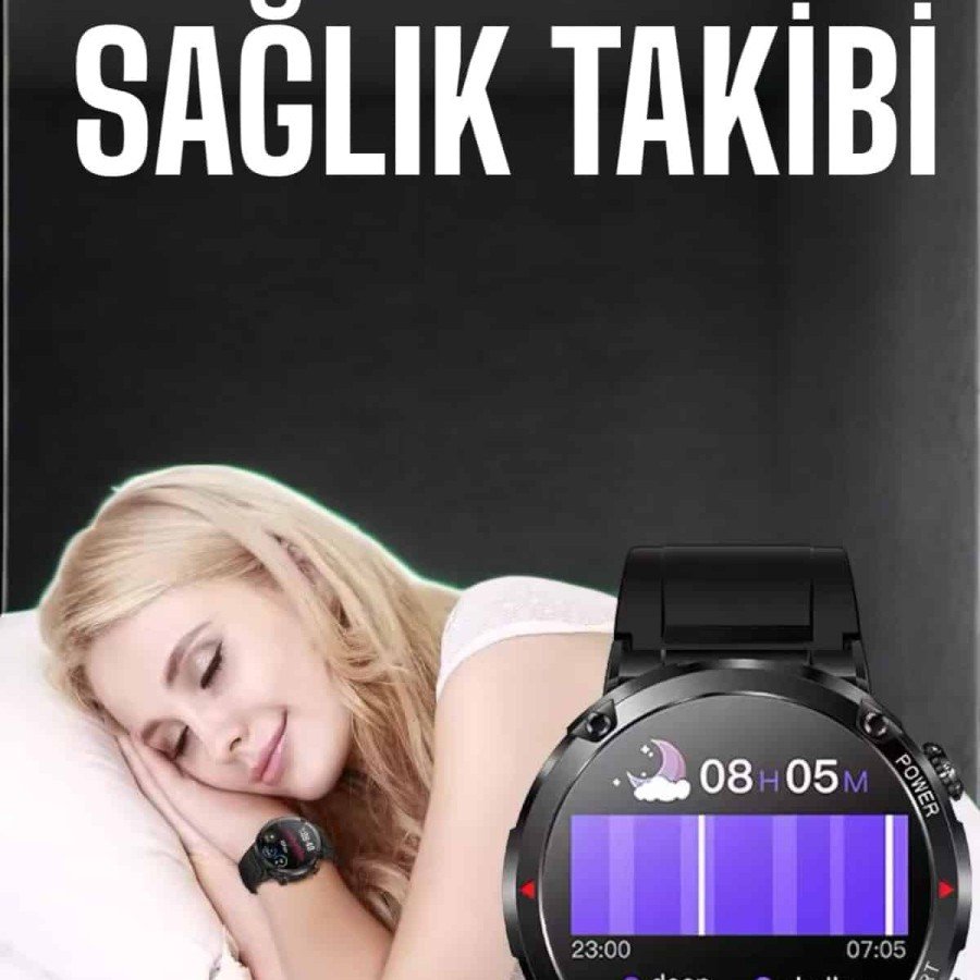 Smart Watch New Generation Bluetooth Connected Sleep and Health Tracking NFC and GPS