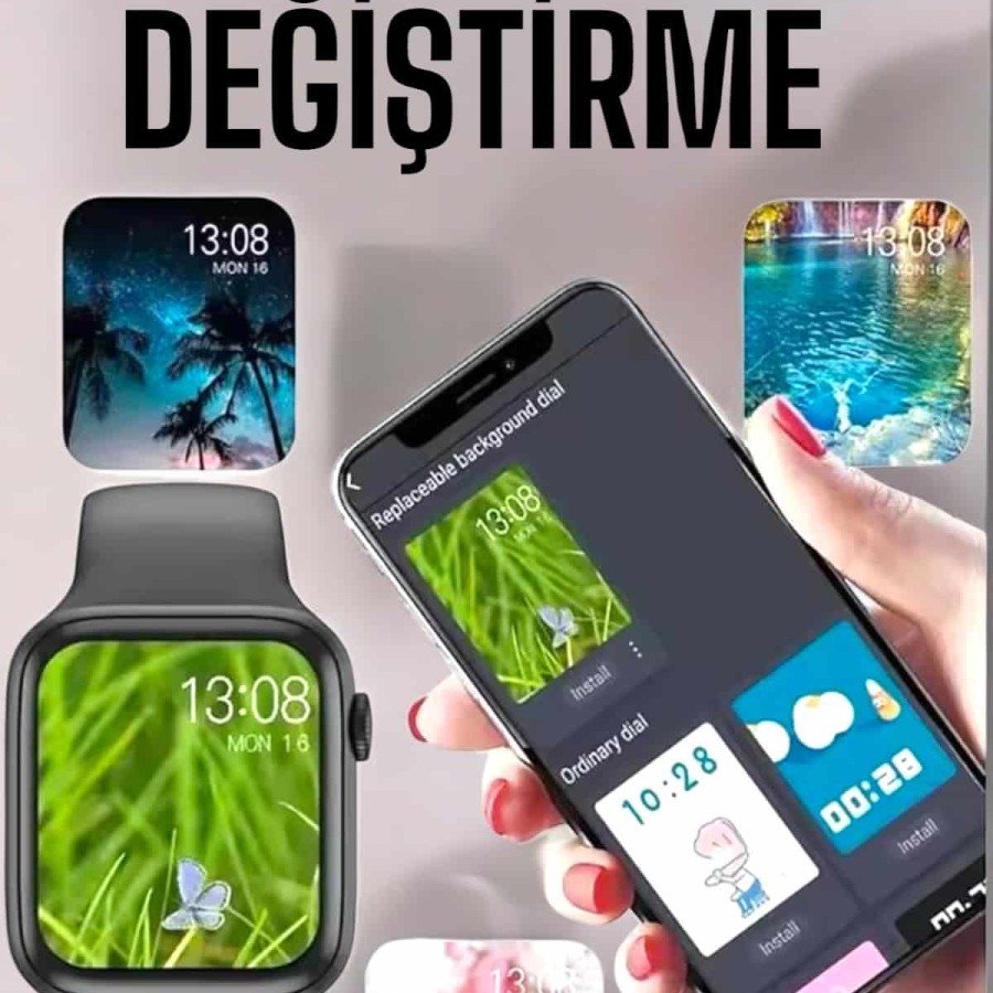 Smart Watch Amoled Screen New Generation Bluetooth Connected