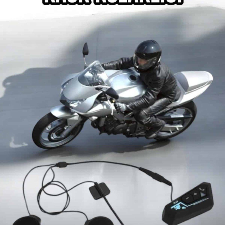 Helmet Headset Motorcycle Intercom Intercom Listening Waterproof with Speech Feature