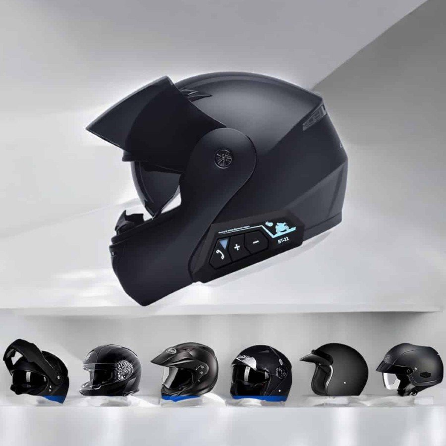 Helmet Headset Motorcycle Intercom Intercom Listening Waterproof with Speech Feature