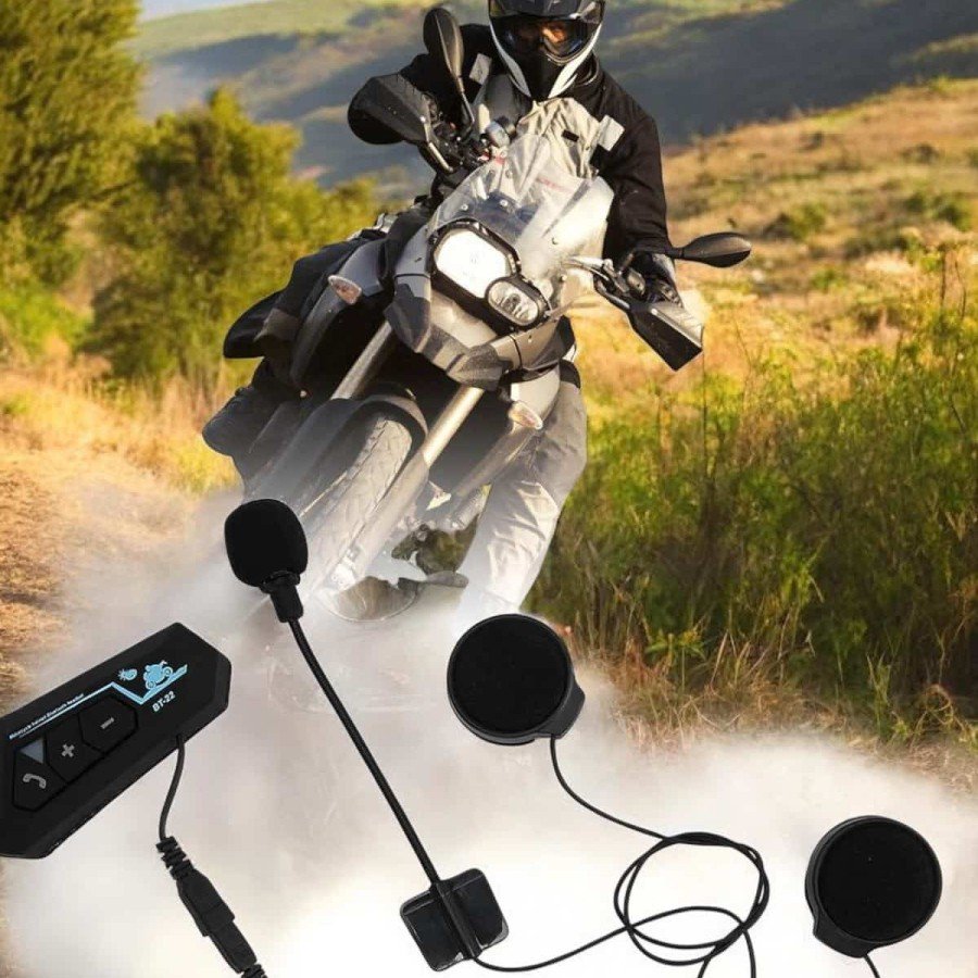 Helmet Headset Motorcycle Intercom Intercom Listening Waterproof with Speech Feature
