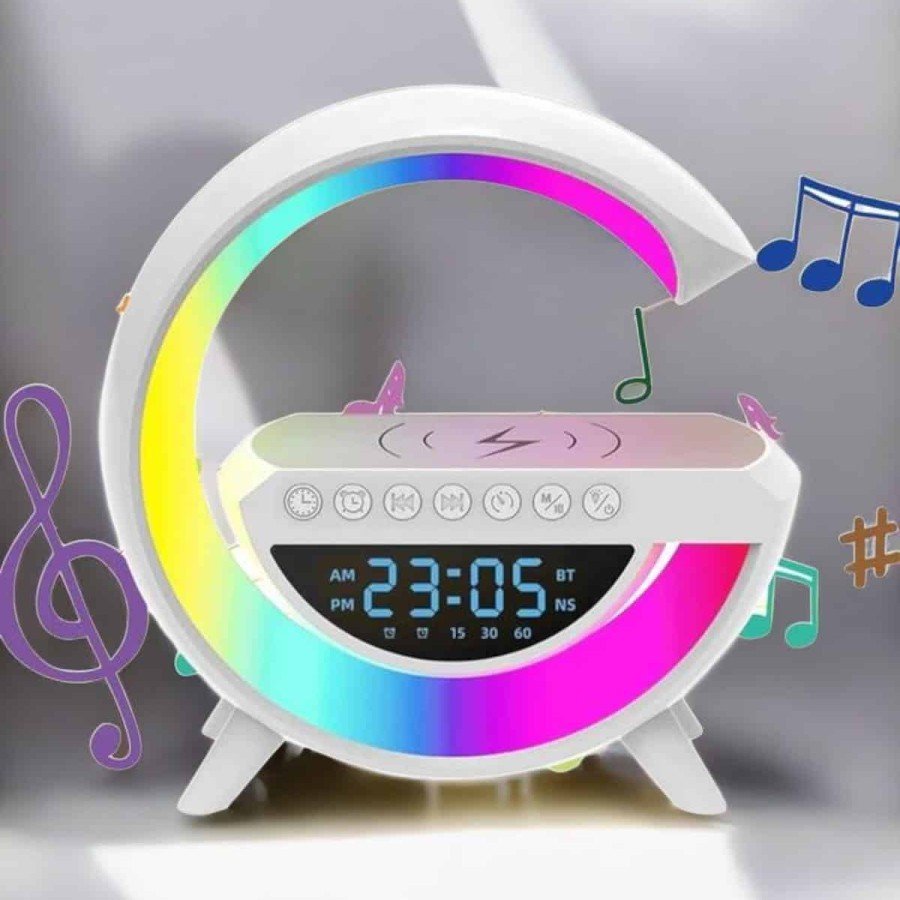 Android Compatible Smart Bluetooth Speaker Wireless Charger Stand