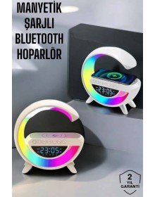 Bluetooth Speaker 15W Wireless Fast Charging LED Night Light