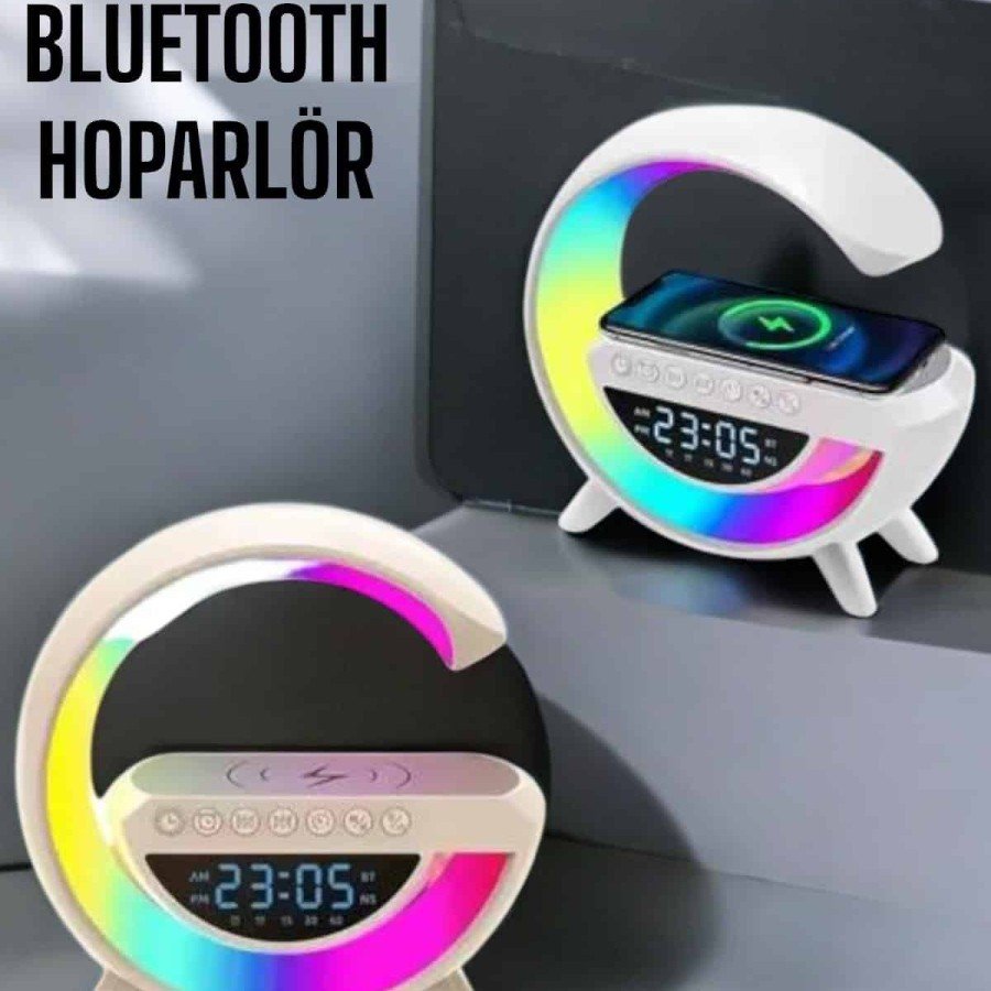 Bluetooth Speaker 15W Wireless Fast Charging LED Night Light