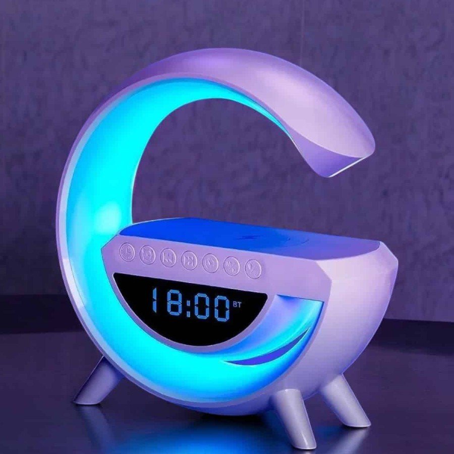 Bluetooth Speaker 15W Wireless Fast Charging LED Night Light