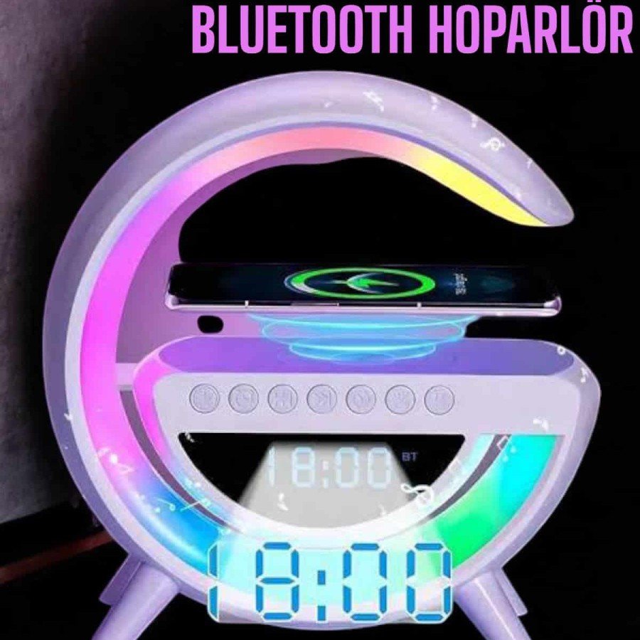Android Compatible Smart Bluetooth Speaker Wireless Charger Stand
