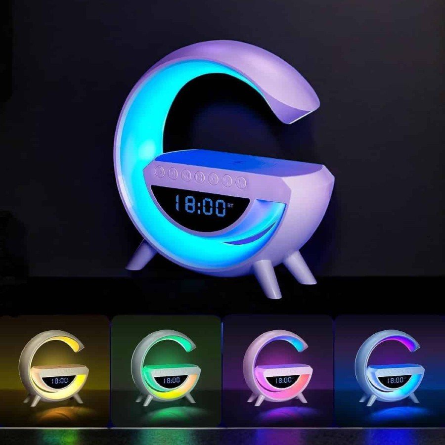 Android Compatible Smart Bluetooth Speaker Wireless Charger Stand