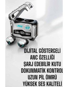 Headset with Bluetooth Connection ANC Feature 5.0 Bluetooth